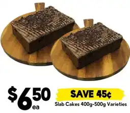 Drakes Slab Cakes offer