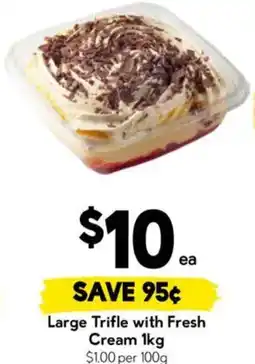 Drakes Large Trifle with Fresh Cream offer