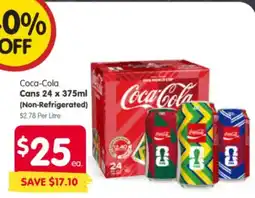 Spar Coca Cola Cans offer