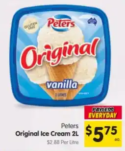 Spar Original Ice Cream offer