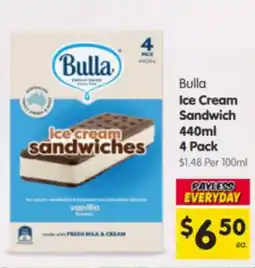 Spar ice cream sandwiches offer
