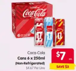 Spar Coca Cola Cans offer