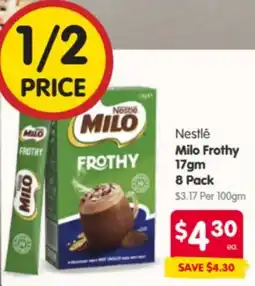 Spar Nestlé Milo Frothy offer