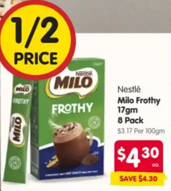 Nestlé Milo Frothy