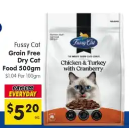 Spar Fussy Cat Grain Free Dry Cat Food offer