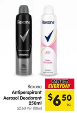 Spar Antiperspirant Aerosol Deodorant offer