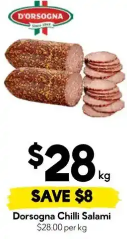 Drakes Dorsogna Chilli Salami offer