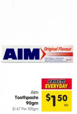 Spar Toothpaste offer