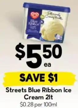 Drakes Streets Blue Ribbon Ice Cream offer