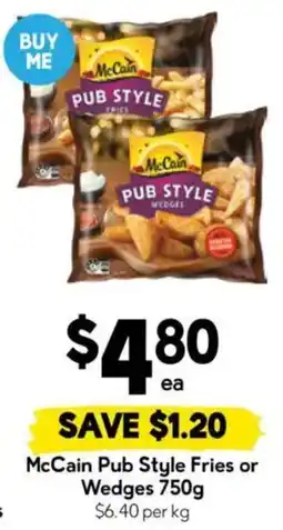 Drakes McCain Pub Style Fries or Wedges offer