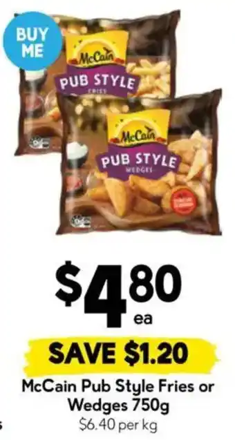 Drakes McCain Pub Style Fries or Wedges offer