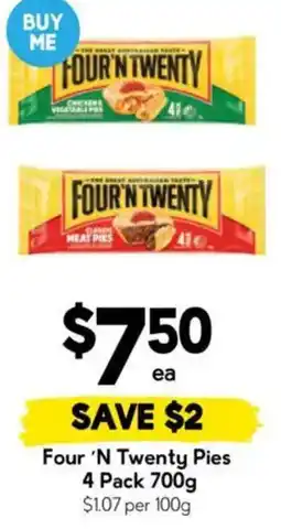 Drakes Four N Twenty Pies offer