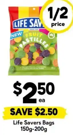 Drakes Life Savers Bags offer