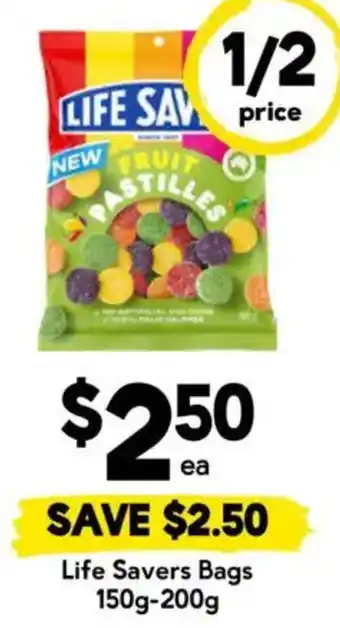 Drakes Life Savers Bags offer