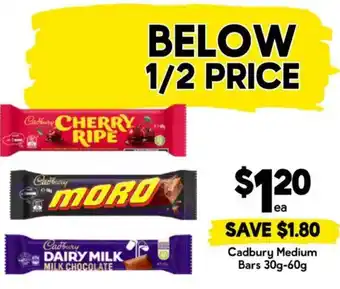 Drakes Cadbury Medium Bars offer