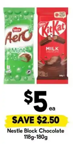Drakes Nestle Block Chocolate offer