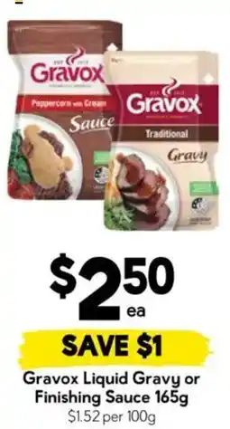 Drakes Gravox Liquid Gravy or Finishing Sauce offer