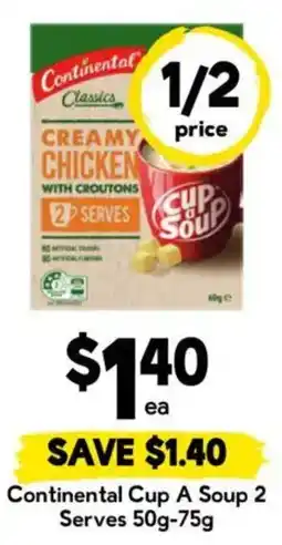 Drakes Continental Cup A Soup 2 Serves offer
