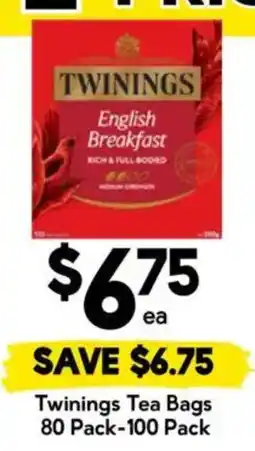 Drakes Twinings Tea Bags offer