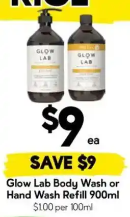 Drakes Glow Lab Body Wash or Hand Wash Refill offer