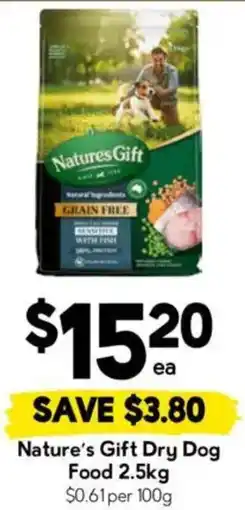 Drakes Natures Gift Dry Dog Food offer