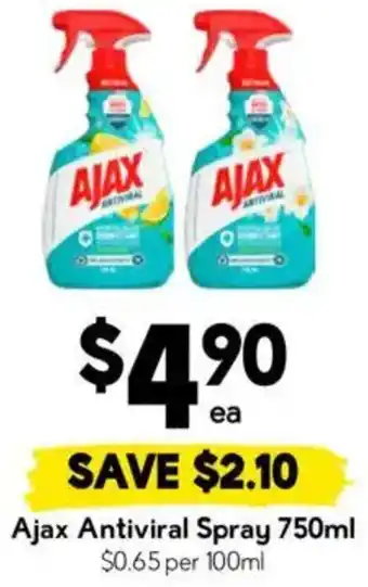 Drakes Ajax Antiviral Spray offer