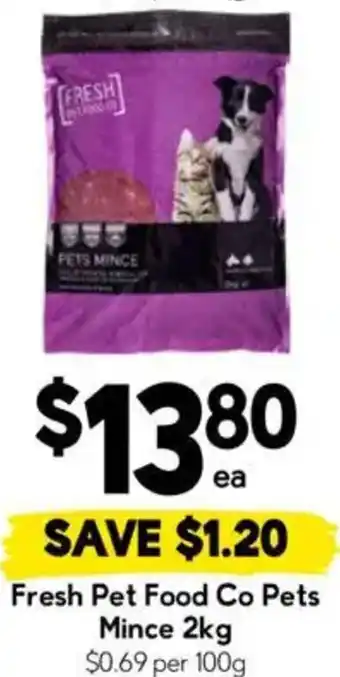 Drakes Fresh Pet Food Co Pets Mince offer