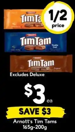 Drakes Arnotts Tim Tams offer
