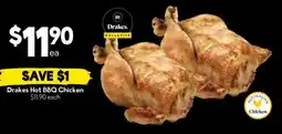 Drakes Drakes hot bbq chicken offer