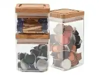 Howards Storage World Davis & Waddell Canister with Bamboo Lid offer
