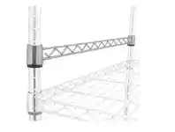 Howards Storage World Easy-Build Support Bar 46cm Chrome offer