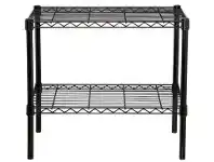 Howards Storage World Easy-Build Microwave Bench Stand Kit - Black offer