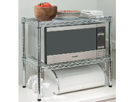 Howards Storage World Easy-Build Microwave Bench Stand Kit - Chrome offer