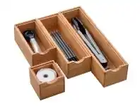 Howards Storage World Howards Stackable Bamboo Modular Drawer Organisers offer
