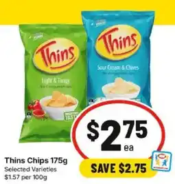 IGA Thins Chips offer