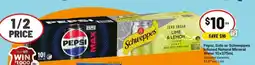 IGA Pepsi, Solo or Schweppes Infused Natural Mineral Water offer