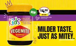 IGA Vegemite Kids offer