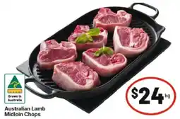 IGA Australian Lamb Midloin Chops offer