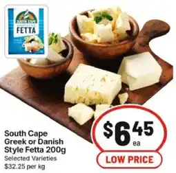 IGA South Cape Greek or Danish Style Fetta offer