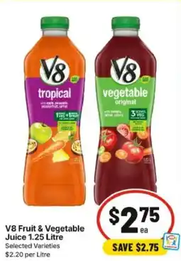 IGA V8 Fruit & Vegetable Juice offer