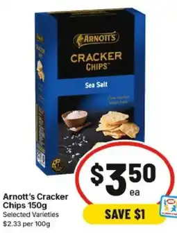 IGA Arnotts Cracker Chips offer