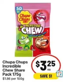 IGA Chupa Chups Incredible Chew Share Pack offer