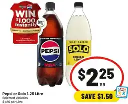 IGA Pepsi or Solo offer
