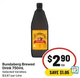 IGA Bundaberg Brewed Drink offer