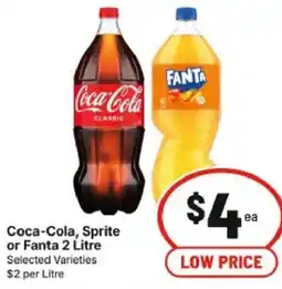 IGA Coca Cola Sprite or Fanta offer