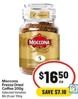 IGA Moccona Freeze Dried Coffee offer