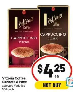 IGA Vittoria Coffee Sachets offer