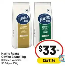 IGA Harris Roast Coffee Beans offer