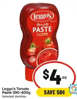 IGA Leggos Tomato Paste offer