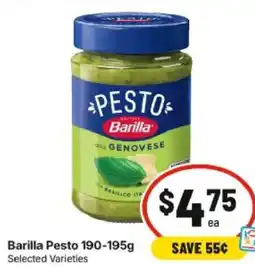 IGA Barilla Pesto offer